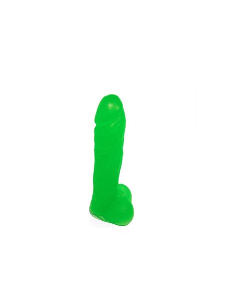 Мило у формі пеніса Чистий Кайф Green size L, крафтове мило-член, натуральне