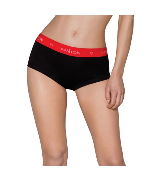 Трусики-шортики Passion PS003 PANTIES M, black