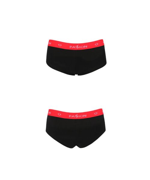 Трусики-шортики Passion PS003 PANTIES M, black