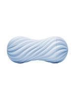 Мастурбатор Tenga FLEX Bubbly Blue зі змінною інтенсивністю, можна скручувати, вакуум