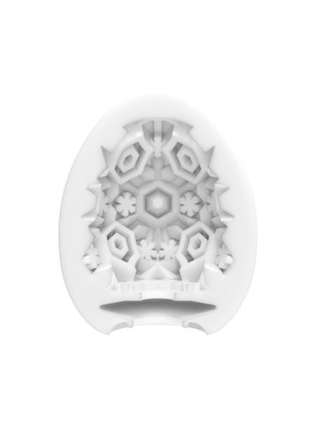 Мастурбатор-яйце Tenga Egg Snow Crystal з охолоджувальним лубрикантом
