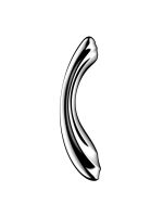 Металевий дилдо Satisfyer Pure Gravity 2, двосторонній, можна нагрівати й охолоджувати, дуже важкий