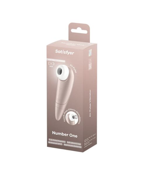Вакуумний кліторальний стимулятор Satisfyer Number One на батарейках