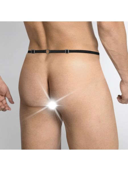 Чоловічі труси XS-2XL із силіконовою анальною пробкою Art of Sex - Joni plug panties size M Black