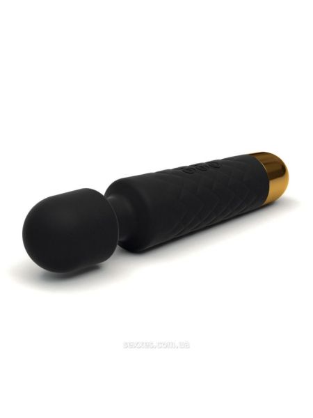 Мінівібромасажер Dorcel Wand Wanderful Black потужний, водонепроникний, 18 режимів роботи