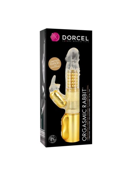 Вібратор-кролик Dorcel Orgasmic Rabbit Gold з перлинним масажем