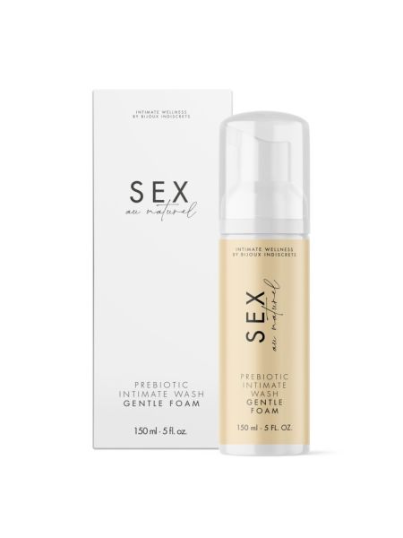 Піна для інтимної гігієни Bijoux Indiscrets Sex Au Naturel Prebiotic Intimate Wash Gentle Foam 150мл