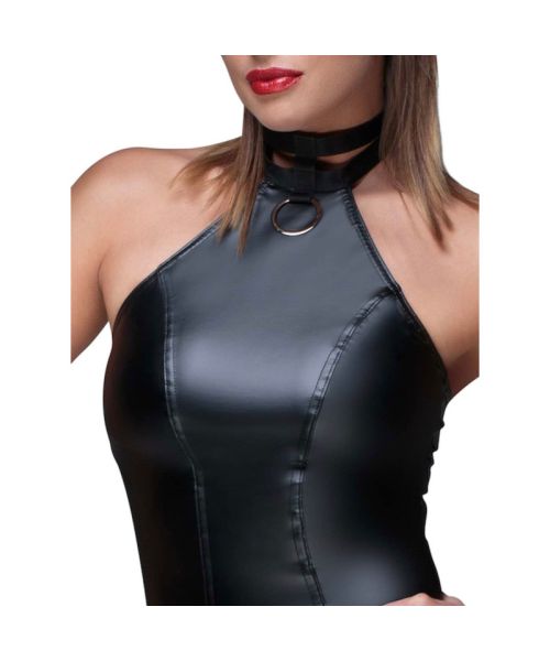 Сукня-олівець з мокрим ефектом Noir Handmade F160 Powerwetlook pencil dress, 3XL