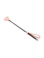 Шльопалка-сердечко Liebe Seele Dark Candy Pink Riding Crop, 55 см