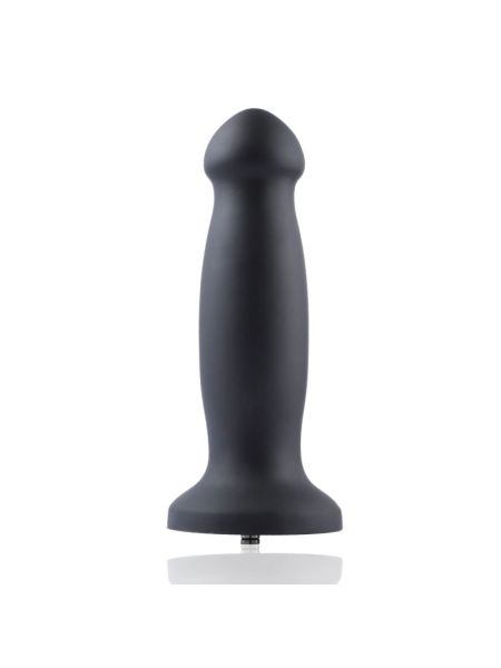 Силіконовий фалоімітатор для секс-машин Hismith 7.2" Black Silicone Anal Dildo, система KlicLok
