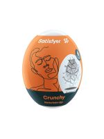 Самозмащувальний мастурбатор-яйце Satisfyer Masturbator Egg Crunchy, одноразовий, не потребує змазки