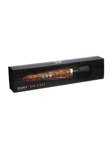 Вібромасажер DOXY Die Cast TIGER, дуже потужний, живлення 220В, металевий корпус