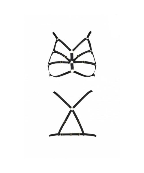 Бюстгальтер-стрепи Passion Exclusive ARMANDA BRA S/M, black