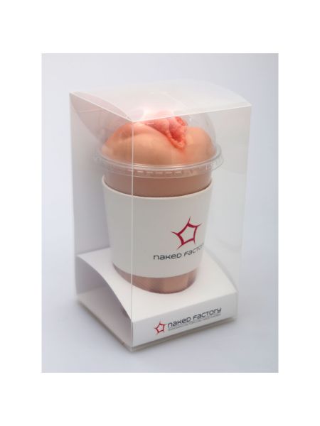 Мастурбатор-вагіна Naked Factory Cup Sleeve V–3, наскрізний