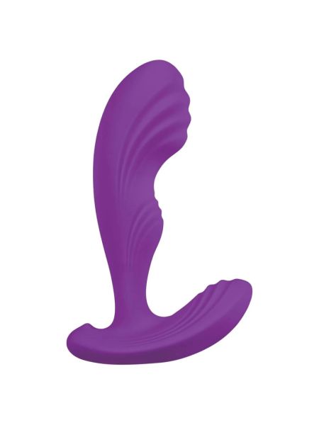 Вібромасажер простати S Pleasures Premium Cozy, Purple, з рельєфною головкою, 10 режимів