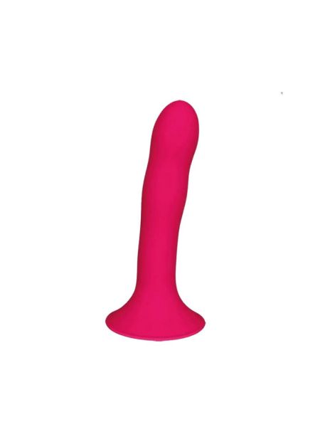 Дилдо з присоскою Adrien Lastic Hitsens 4 Pink, відмінно для страпона, діаметр 3,7см, довжина 17,8см