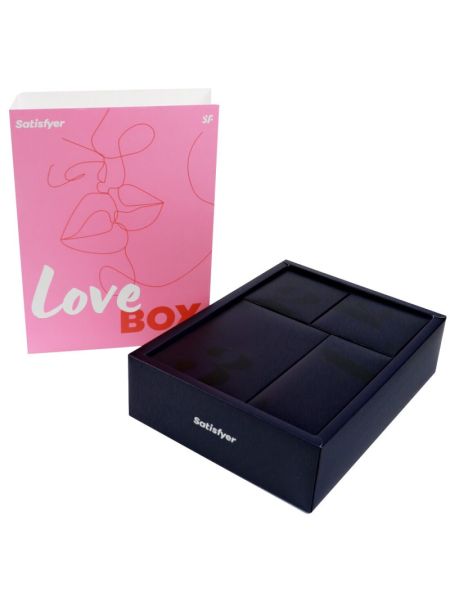 Подарунковий набір Satisfyer Love Box, іграшка для нього та для неї, білизна, мішечок для зберігання