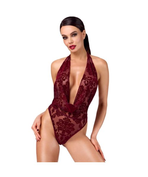 Боді Noir Handmade F386 Kink Royal cascade bodysuit S