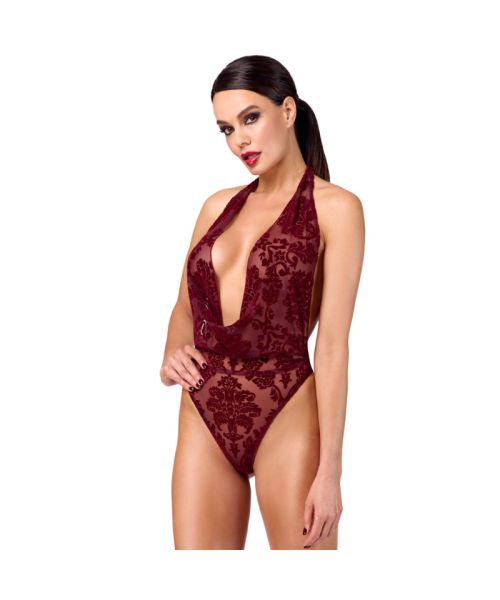 Боді Noir Handmade F386 Kink Royal cascade bodysuit S