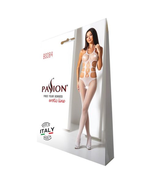 Еротичний бодістокінг Passion BS084 white
