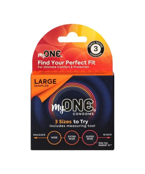 Презервативи MyONE Large Sampler 3 шт, картонна коробка