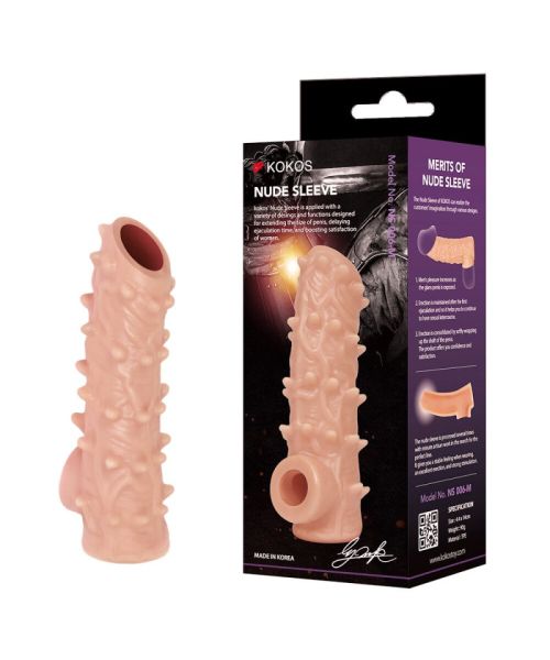 Насадка на член Kokos Nude Sleeve NS 006 M