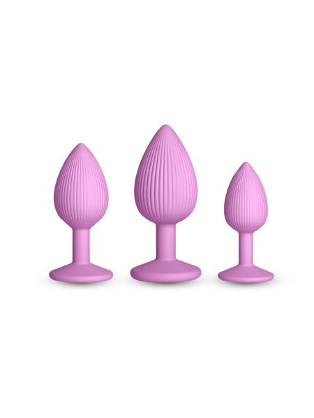 Набір анальних пробок NS Novelties INYA - Triple Ace Kit - Blush