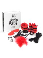 BDSM-набір Art of Sex – Soft Touch BDSM Set, червоний, 9 предметів