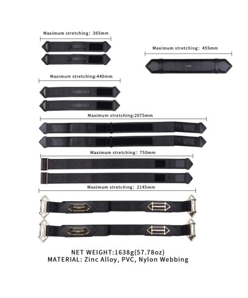 Фіксатори рук та ніг для ліжка LOCKINK BDSM Adjustable Bed Restraint Kit