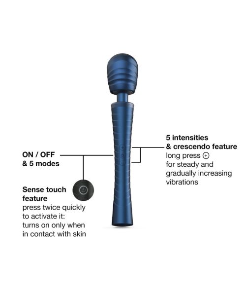 Вібромасажер MAN.WAND EDGY Stellar Blue