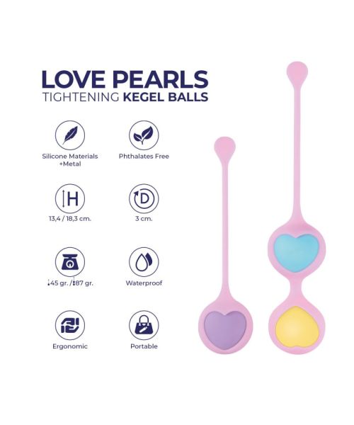 Вагінальні кульки Wooomy Love Pearls