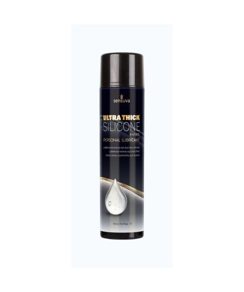 Густа силіконова змазка Sensuva UltraThick Silicone (150 мл) без гліцерину, парабенів і ментолу