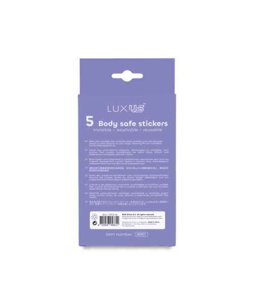 Комплект наліпок для вібратора LuxusHer Kiiroo Luxus Stickers (5 шт)