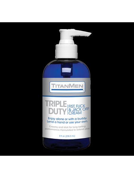Густа змазка для фістингу Doc Johnson TitanMen - Triple Duty (240 г)