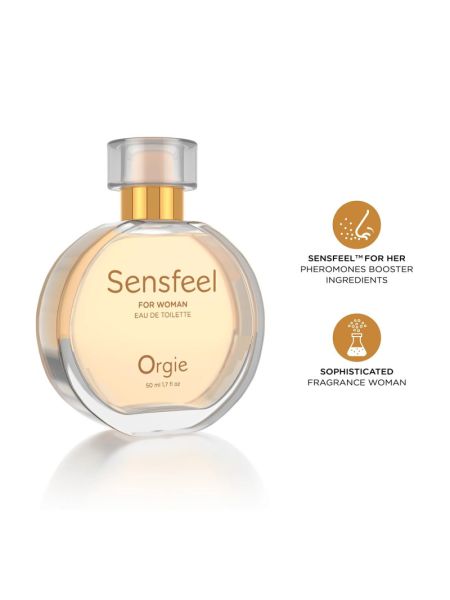 Жіночі парфуми з феромонами Orgie – Sensfeel for Woman (50 мл), квітково-фруктовий аромат