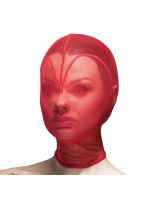 Маска серце сітка із повністю закритим обличчям Feral Feelings - Hearts Mask Red/Red