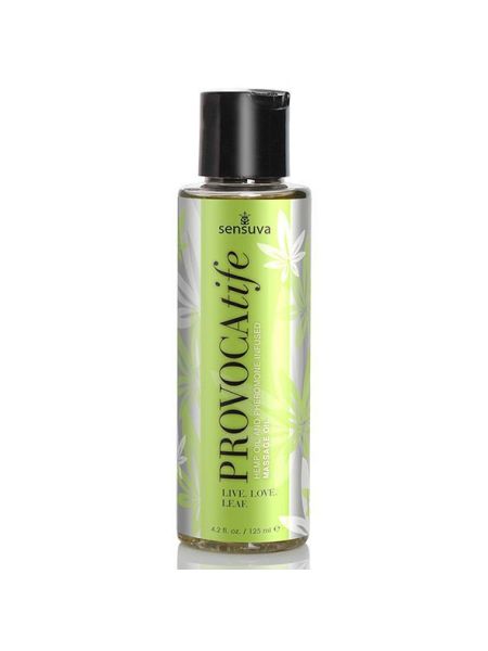 Масажна олія Sensuva: Provocatife Hemp Oil Infused Massage (125 мл) з феромонами і олією конопель Масажна олія Sensuva: Provocatife Hemp Oil Infused Massage (125 мл) з феромонами і олією конопель