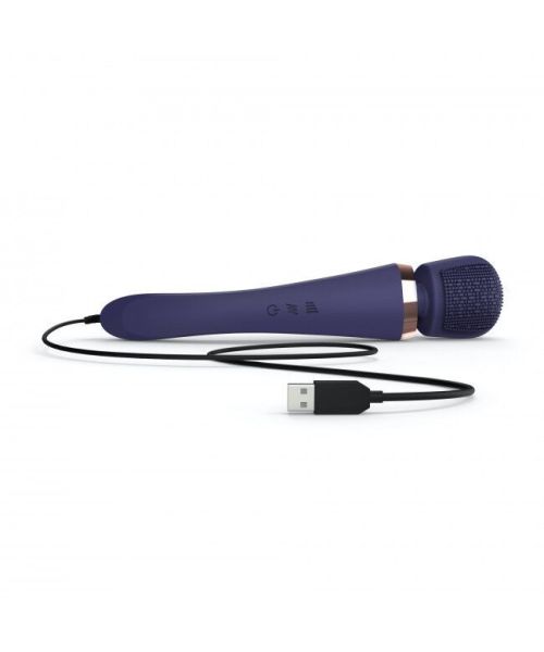 Вібромасажер з силіконовою щіточкою Love to Love Brush Crush – Midnight Indigo