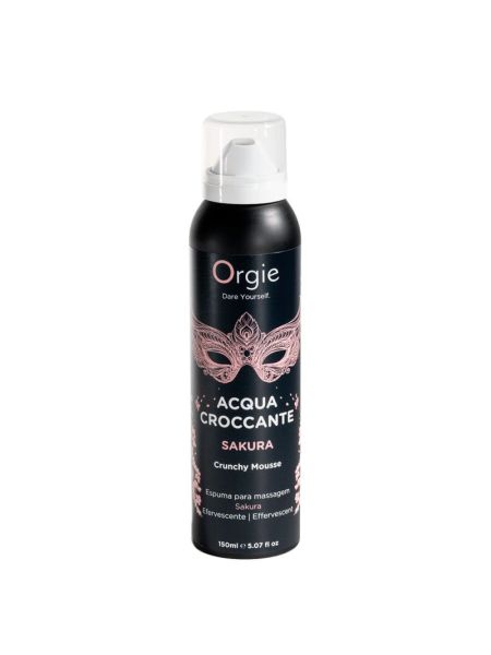 Масажна пінка Orgie – Acqua Croccante Sakura (150 мл), ефект бульбашок, що лопаються