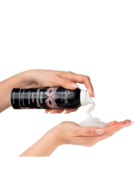Масажна пінка Orgie – Acqua Croccante Sakura (150 мл), ефект бульбашок, що лопаються