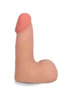 Фалоімітатор Doc Johnson The Realistic Cock ULTRASKYN - 5 Inch with Balls Vanilla