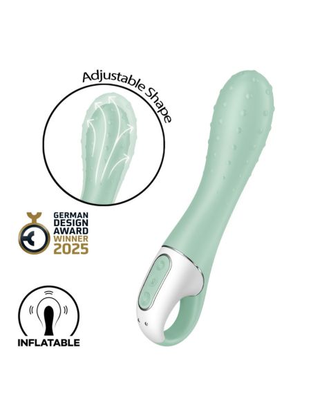 Вібратор точки G Satisfyer Air Pump Vibrator 3, надувається, 12 режимів вібрації