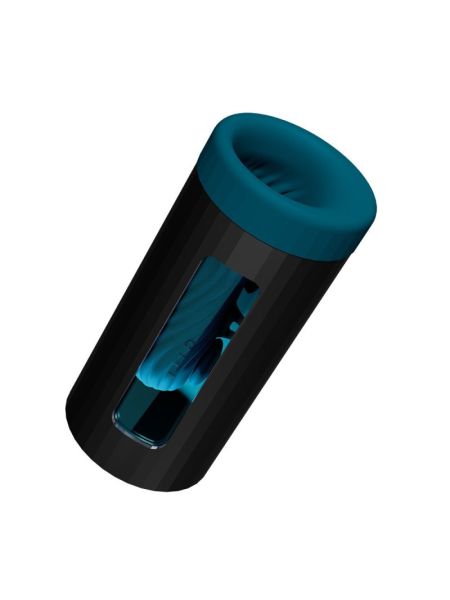 Смарт-мастурбатор LELO F1S V3 XL Teal, збільшений, 2 мотори, 8 режимів, стимуляція звуковими хвилями