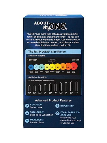 Презервативи MyONE Super Snug 10 шт, картонна коробка