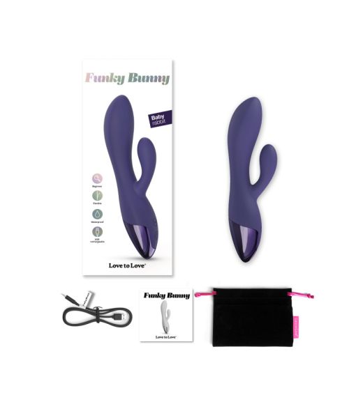 Вібратор-кролик Love To Love FUNKY BUNNY - MIDNIGHT INDIGO