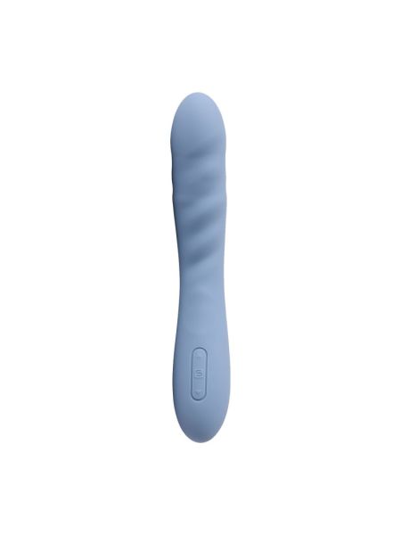 Смарт-вібратор з пульсацією Svakom Ava Neo Cornflower Blue, 15 режимів роботи, водонепроникний