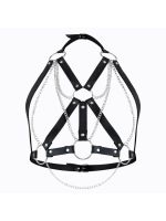 Портупея жіноча Art of Sex - Aiden Leather harness, Чорна XS-M