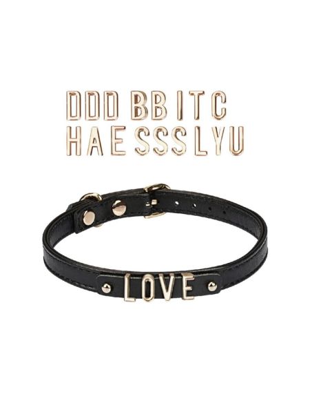 Чокер Liebe Seele DIY Choker with 21 Removable Letters, знімні букви, 21 буква в комплекті