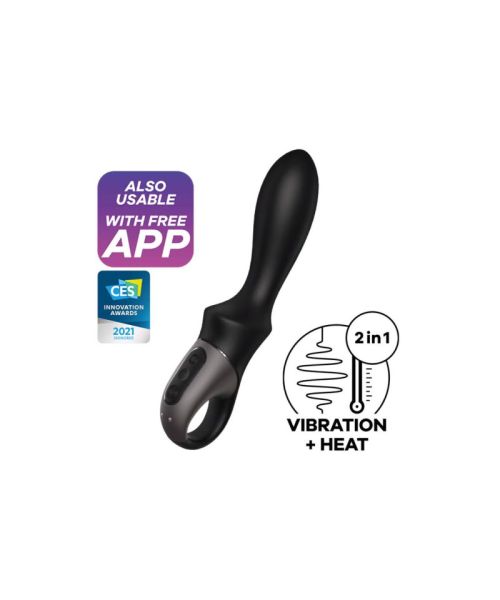 Смарт-вібратор для простати Satisfyer Heat Climax, підігрів до 40°