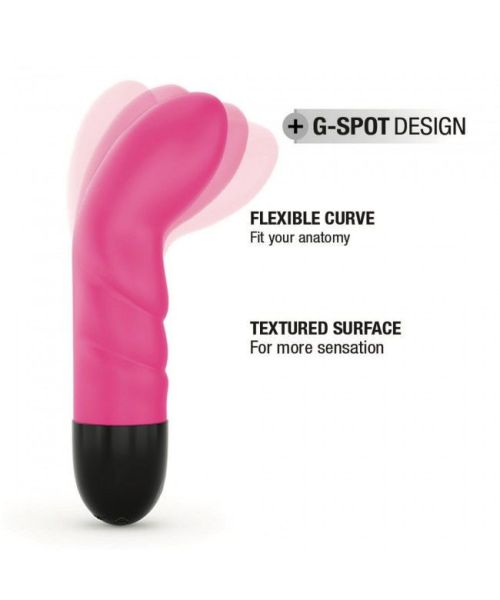 Вібратор Dorcel Expert G 2.0 Magenta для точки G, що перезаряджається